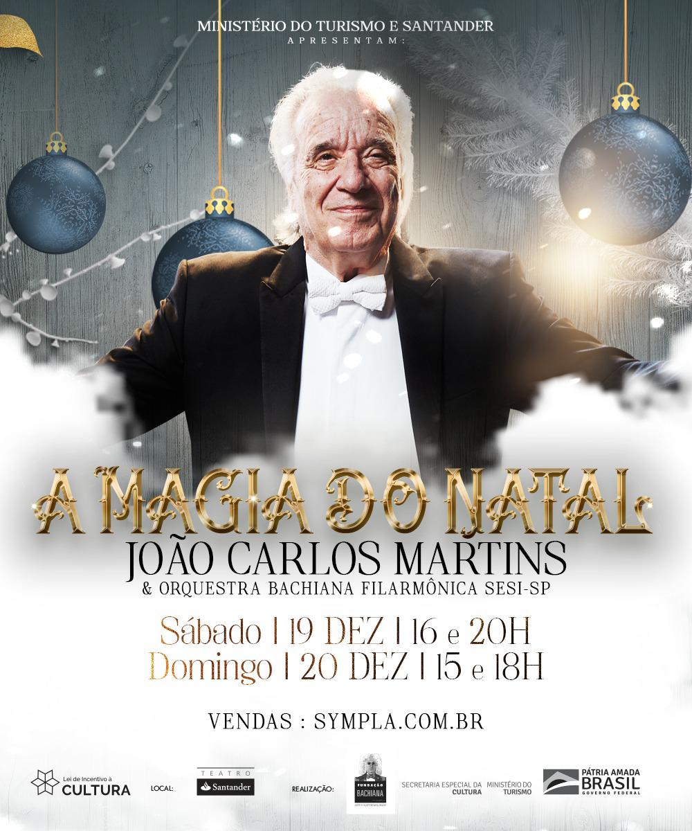 João Carlos Martins realiza Concerto a Magia do Natal no Teatro Santander -  Orquestrando